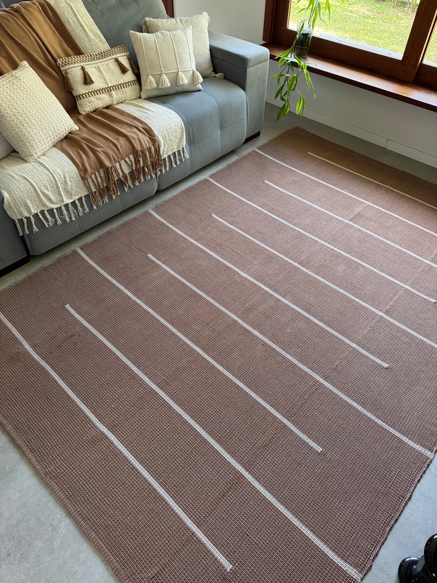 TAPETE CLÁSSICO DUPLO CANDLES CARAMELO 200x300cm