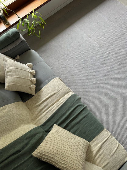 TAPETE CLÁSSICO DUPLO CINZA 200x300cm