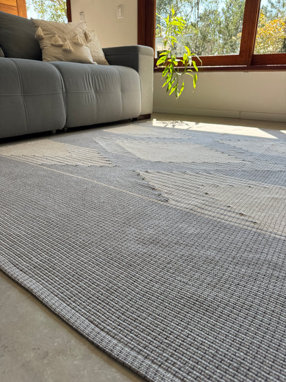 TAPETE CLÁSSICO MINAS CINZA 150X200cm