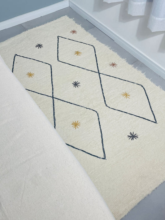Tapete Medio Felpudo stars bordado 100 x 180