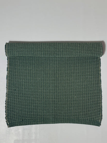 TAPETINHO TRAMA MESCLADA VERDE MUSGO 50x80cm