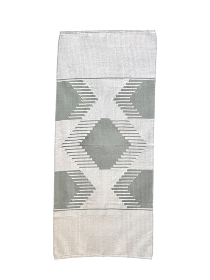 TAPETE MULTIUSO MINAS CRU COM CINZA 80X200cm