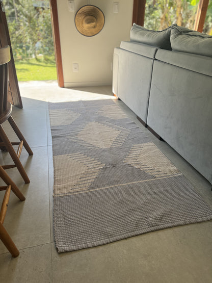 TAPETE MULTIUSO MINAS CINZA 80X200cm