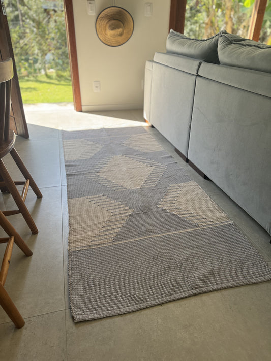 TAPETE MULTIUSO MINAS CINZA 80X200cm