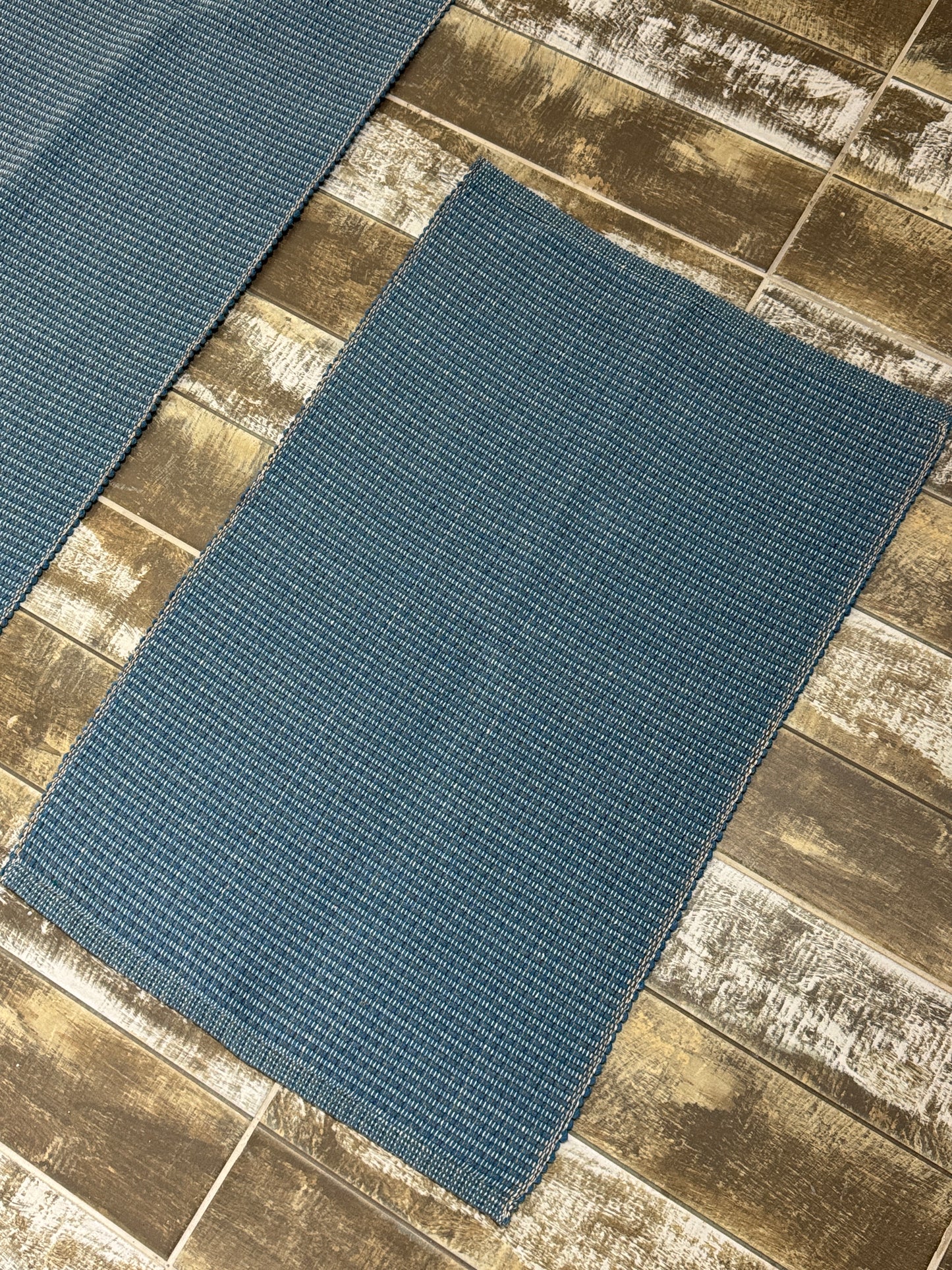 TAPETINHO TRAMA MESCLADA AZUL 50x80cm